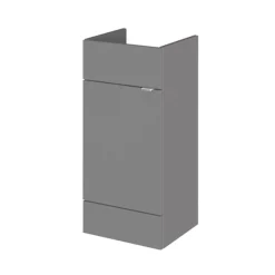 Hudson Reed 400x355mm Gloss Grey Full Depth Vanity Unit -Modern Bathroom Shop off904 l