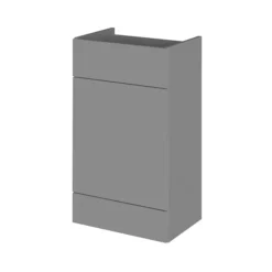 Hudson Reed 500x355mm Gloss Grey Full Depth WC Unit -Modern Bathroom Shop off946 l