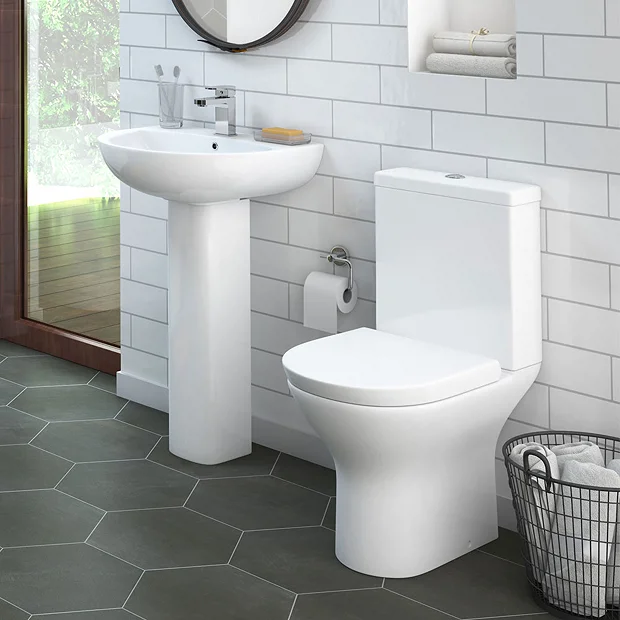 Orion Modern Short Projection Toilet + Soft Close Seat 7 Orion Modern Short Projection Toilet + Soft Close Seat - Image 5
