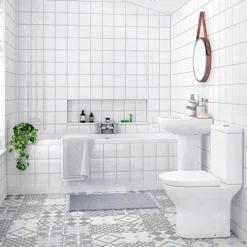 Orion Modern Short Projection Toilet + Soft Close Seat