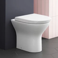 Orion Modern Back To Wall Pan + Soft Close Seat -Modern Bathroom Shop orbtwp n lrg