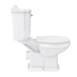 Oxford Close Coupled Traditional Toilet WC With Toilet Seat -Modern Bathroom Shop oxp01 n d3