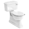 Burlington Concealed S Trap Bottom Outlet Close-Coupled WC With 440mm Ceramic Lever Cistern -Modern Bathroom Shop p18c3 lnn