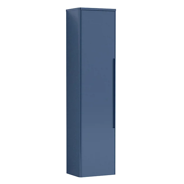 Nuie Elbe Satin Blue Wall Hung Tall Unit 4 Nuie Elbe Satin Blue Wall Hung Tall Unit - Image 2