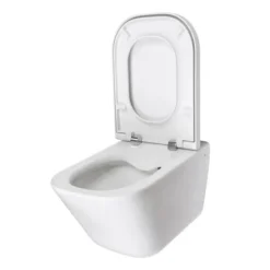 Roca The Gap Rimless Wall Hung Toilet + Compact Soft Close Seat