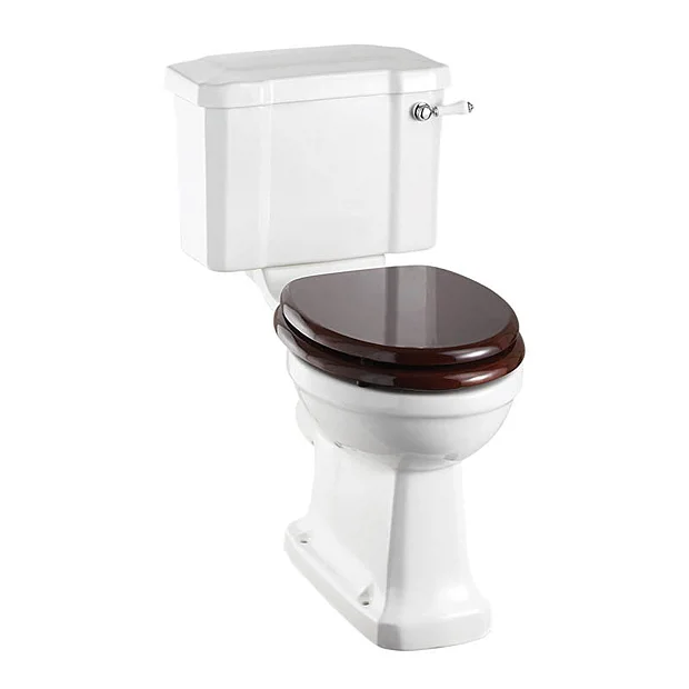Burlington Rimless Close Coupled WC With 440mm Lever Cistern 4 Burlington Rimless Close Coupled WC With 440mm Lever Cistern - Image 2