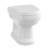 Burlington Riviera Back To Wall Toilet With Soft Close Seat -Modern Bathroom Shop riv12riv025 d4