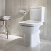 Roca Debba Close Coupled Toilet With Soft-Close Seat -Modern Bathroom Shop rocadebbaclosecoupledtoiletwithsoftcloseseatd2