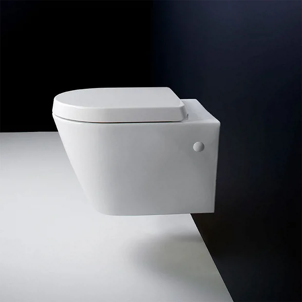 RAK Resort Wall Hung Rimless Pan Incl. Dual Flush Concealed WC Cistern With Frame 6 RAK Resort Wall Hung Rimless Pan Incl. Dual Flush Concealed WC Cistern With Frame - Image 4