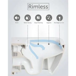 Ideal Standard Contour 21+ 375mm Wall Hung Pan (excluding Seat)