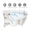 RAK Sensation Rimless BTW Close Coupled Toilet + Soft-Close Seat 2 RAK Sensation Rimless BTW Close Coupled Toilet + Soft-Close Seat -Modern Bathroom Shop senpaksc d2