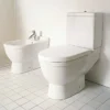 Duravit Starck 3 HygieneGlaze Close Coupled Toilet + Seat -Modern Bathroom Shop skccss d1