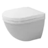 Duravit Starck 3 Durafix Compact Wall Hung Toilet + Seat -Modern Bathroom Shop skcwhss l