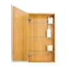 700mm Slimline Mirror Cabinet Bamboo -Modern Bathroom Shop smcbb d2