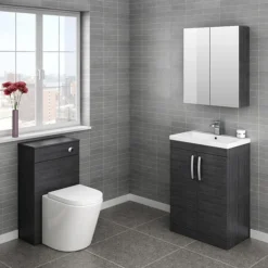 Solace Back To Wall Toilet With Soft Close Seat + Concealed Cistern -Modern Bathroom Shop solacebacktowalltoiletwithsoftcloseseatconcealedcisternd2