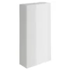 Crosswater - Back To Wall WC Furniture Unit - White Gloss -Modern Bathroom Shop sp5492wg l