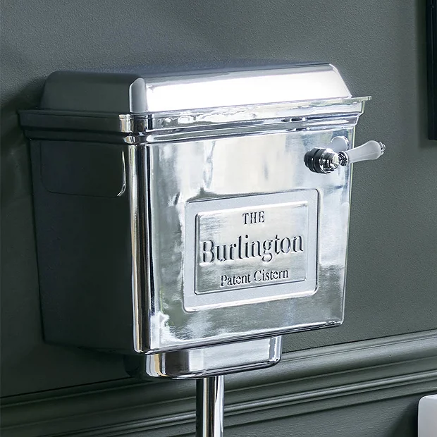 Burlington Standard Low Level WC With Chrome Lever Cistern 3 Burlington Standard Low Level WC With Chrome Lever Cistern