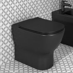 Ideal Standard Tesi Silk Black AquaBlade Back To Wall WC + Soft Close Seat 10 Ideal Standard Tesi Silk Black AquaBlade Back To Wall WC + Soft Close Seat -Modern Bathroom Shop tesbbtwsc d2
