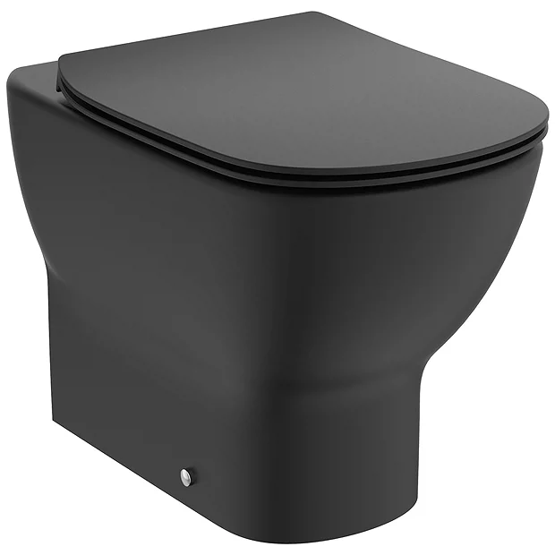 Ideal Standard Tesi Silk Black AquaBlade Back To Wall WC + Soft Close Seat 4 Ideal Standard Tesi Silk Black AquaBlade Back To Wall WC + Soft Close Seat - Image 2
