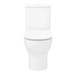 Toreno Round Rimless Close Coupled Toilet + Soft Close Seat 13 Toreno Round Rimless Close Coupled Toilet + Soft Close Seat -Modern Bathroom Shop trrwcnd1