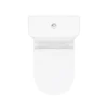 Toreno Round Rimless Close Coupled Toilet + Soft Close Seat 2 Toreno Round Rimless Close Coupled Toilet + Soft Close Seat -Modern Bathroom Shop trrwcnd3