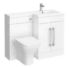 Valencia 1100mm Combination Bathroom Suite Unit With Basin + Modern Toilet 1 Valencia 1100mm Combination Bathroom Suite Unit With Basin + Modern Toilet -Modern Bathroom Shop val11m d4