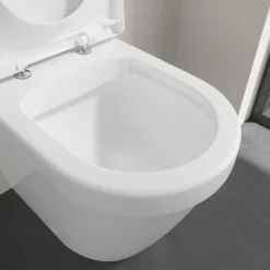 Villeroy & Boch Villeroy And Boch Architectura Rimless Back To Wall Toilet + Seat -Modern Bathroom Shop vbaabtwss d1