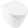 Villeroy & Boch Villeroy And Boch Architectura Rimless Back To Wall Toilet + Seat -Modern Bathroom Shop vbaabtwss d2