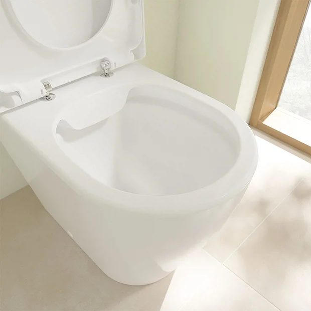 Villeroy & Boch Villeroy And Boch Avento Rimless Close Coupled Toilet (Side/Rear Entry Water Inlet) + Seat 3 Villeroy & Boch Villeroy And Boch Avento Rimless Close Coupled Toilet (Side/Rear Entry Water Inlet) + Seat