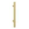 Venice 250x300mm Gloss White Cupboard Unit With Brushed Brass Handles -Modern Bathroom Shop vbb171 d1