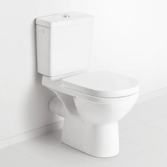 Villeroy & Boch Villeroy And Boch O.novo Close Coupled Toilet (Bottom Entry Water Inlet) + Soft Close Seat 4 Villeroy & Boch Villeroy And Boch O.novo Close Coupled Toilet (Bottom Entry Water Inlet) + Soft Close Seat - Image 2