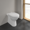 Villeroy & Boch Villeroy And Boch O.novo Back To Wall Toilet + Soft Close Seat -Modern Bathroom Shop vbonbtwwc d3