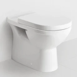 Villeroy & Boch Villeroy And Boch O.novo Back To Wall Toilet + Soft Close Seat -Modern Bathroom Shop vbonbtwwc l