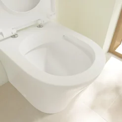 Villeroy & Boch Villeroy And Boch O.novo Compact Back To Wall Toilet + Soft Close Seat 7 Villeroy & Boch Villeroy And Boch O.novo Compact Back To Wall Toilet + Soft Close Seat -Modern Bathroom Shop vboncbtwwc d1