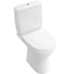 Villeroy & Boch Villeroy And Boch O.novo Compact Rimless Close Coupled Toilet (Side/Rear Entry Water Inlet) + Soft Close Seat