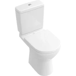 Villeroy & Boch Villeroy And Boch O.novo Close Coupled Toilet (Bottom Entry Water Inlet) + Soft Close Seat 9 Villeroy & Boch Villeroy And Boch O.novo Close Coupled Toilet (Bottom Entry Water Inlet) + Soft Close Seat -Modern Bathroom Shop vbonsisc d4