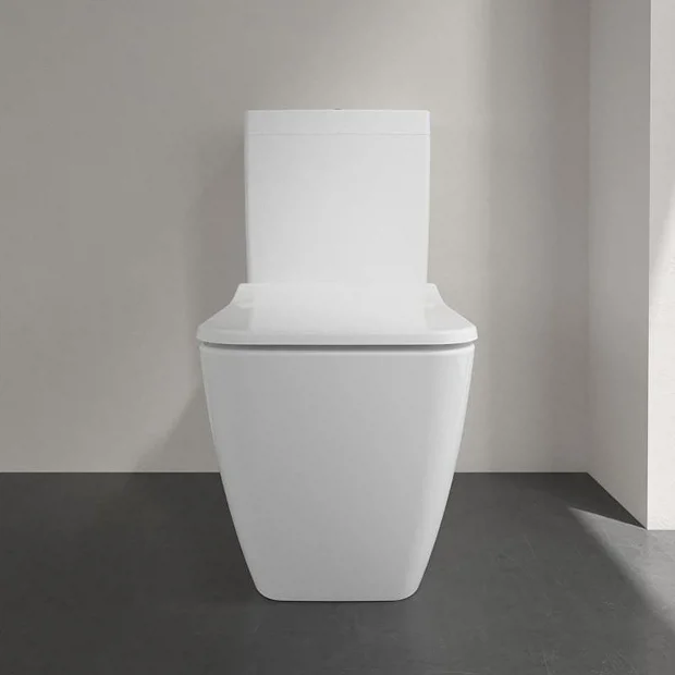 Villeroy & Boch Villeroy And Boch Venticello DirectFlush Rimless BTW Close Coupled Toilet (Side/Rear Entry Water Inlet) + Soft Close Seat 6 Villeroy & Boch Villeroy And Boch Venticello DirectFlush Rimless BTW Close Coupled Toilet (Side/Rear Entry Water Inlet) + Soft Close Seat - Image 4