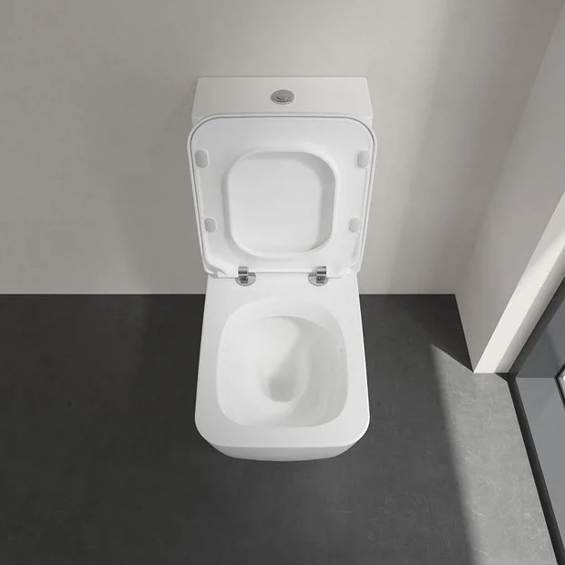 Villeroy & Boch Villeroy And Boch Venticello DirectFlush Rimless BTW Close Coupled Toilet (Side/Rear Entry Water Inlet) + Soft Close Seat 7 Villeroy & Boch Villeroy And Boch Venticello DirectFlush Rimless BTW Close Coupled Toilet (Side/Rear Entry Water Inlet) + Soft Close Seat - Image 5