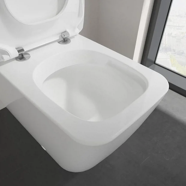 Villeroy & Boch Villeroy And Boch Venticello DirectFlush Rimless BTW Close Coupled Toilet (Side/Rear Entry Water Inlet) + Soft Close Seat 8 Villeroy & Boch Villeroy And Boch Venticello DirectFlush Rimless BTW Close Coupled Toilet (Side/Rear Entry Water Inlet) + Soft Close Seat - Image 6