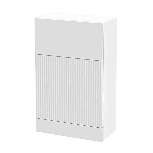 Venice Fluted 500mm White WC Unit 3 Venice Fluted 500mm White WC Unit