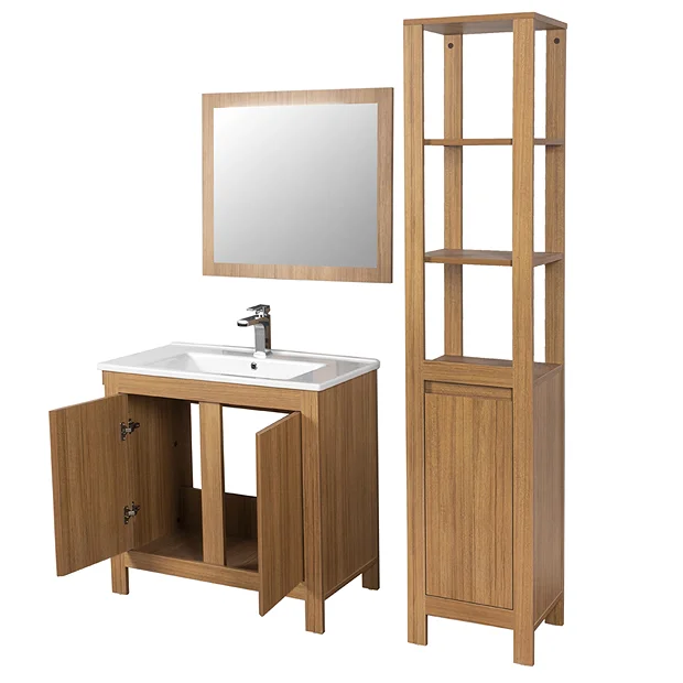 Valencia Naturale Oak Effect Tall Unit 6 Valencia Naturale Oak Effect Tall Unit - Image 4