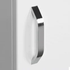 Valencia Perla Floor Standing Cloakroom Vanity (Gloss White - 450mm Wide) 11 Valencia Perla Floor Standing Cloakroom Vanity (Gloss White - 450mm Wide) -Modern Bathroom Shop vpfsgw45 d3