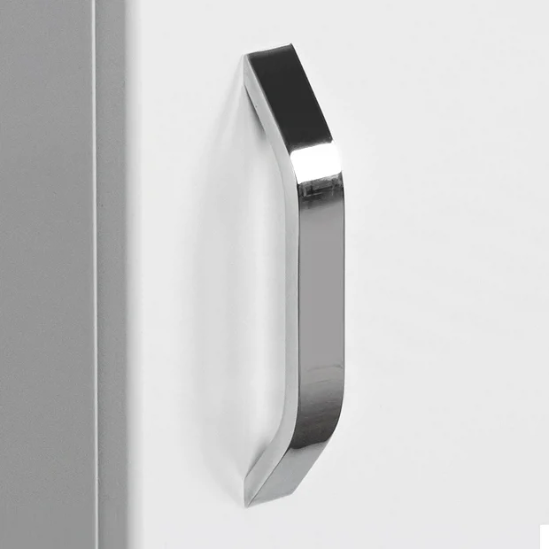 Valencia Perla Floor Standing Cloakroom Vanity (Gloss White - 450mm Wide) 7 Valencia Perla Floor Standing Cloakroom Vanity (Gloss White - 450mm Wide) - Image 5