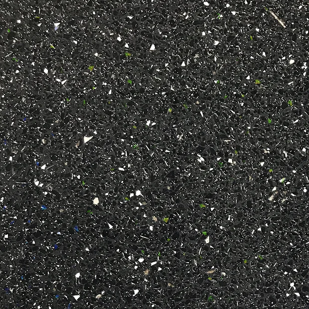 Venice Abstract 600mm White Vanity Unit - Wall Hung 2 Drawer Unit With Black Worktop & Chrome Handles 8 Venice Abstract 600mm White Vanity Unit - Wall Hung 2 Drawer Unit With Black Worktop & Chrome Handles - Image 6