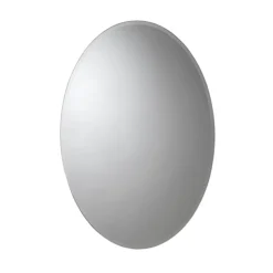 Croydex Orwell Single Door Oval Mirror Cabinet With FlexiFix -Modern Bathroom Shop wc101569 d2