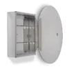 Croydex Orwell Single Door Oval Mirror Cabinet With FlexiFix -Modern Bathroom Shop wc101569 d3