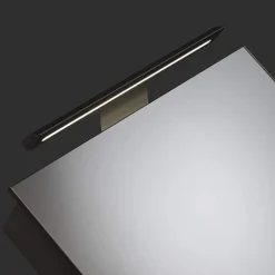 Croydex Madison Hang N Lock Single Door Illuminated Mirror Cabinet With Shaver Socket 700 X 500mm -Modern Bathroom Shop wc147369e d2n