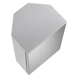 Croydex Simplicity Single Door Corner Cabinet -Modern Bathroom Shop wc257222ai1