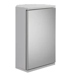 Croydex Simplicity Single Door Corner Cabinet -Modern Bathroom Shop wc257222ai3