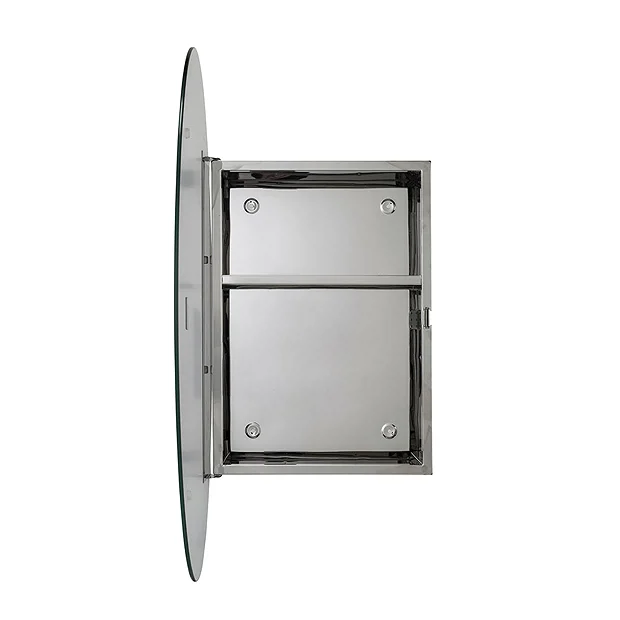 Croydex Tay Oval Mirrored Door Cabinet 6 Croydex Tay Oval Mirrored Door Cabinet - Image 4